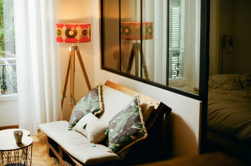 verriere et lampadaire